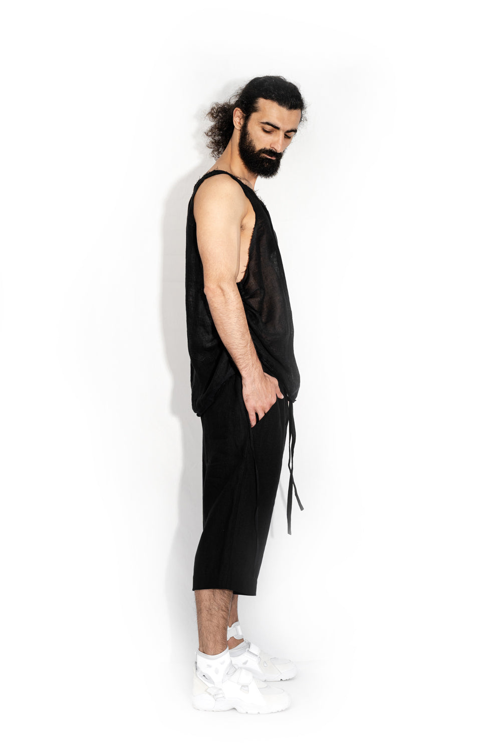 Linen shorts